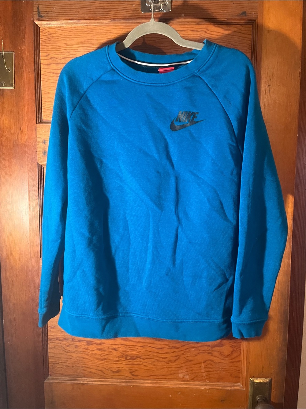 Nike Teal Crewneck Sweatshirt with Black Logo